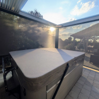 Pergola Bioclimatique Rétractable OPEN R installée à Retinne